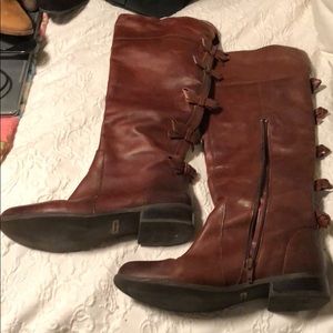 Gianni Bini Bow Tie Knee High Boots